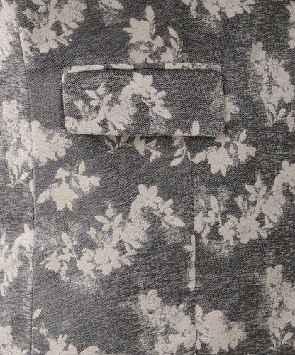 limited flower jacquard jacket