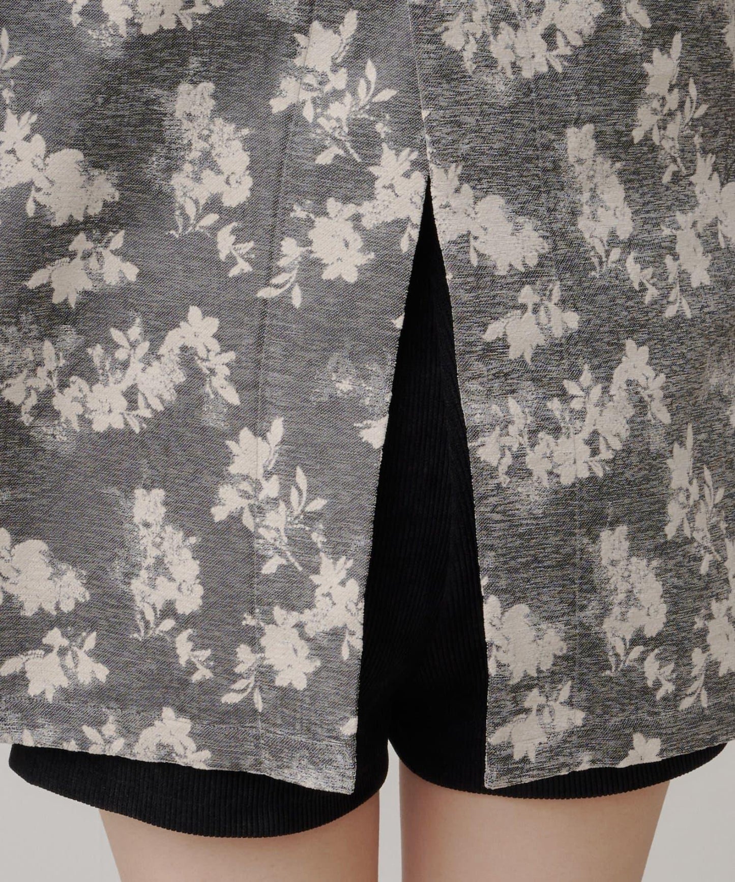 limited flower jacquard jacket