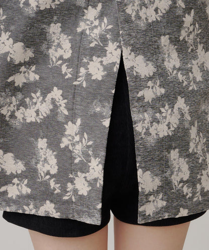 limited flower jacquard jacket