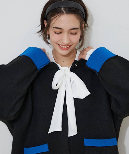 女士領結襯衫