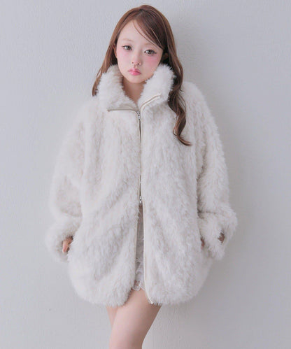 Fluffy Fur Blouson