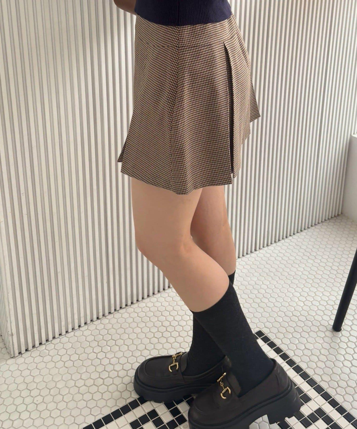 【continuer】 盒裝百褶迷你裙