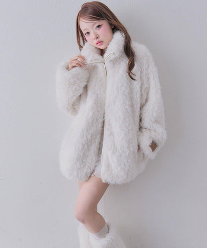 Fluffy Fur Blouson