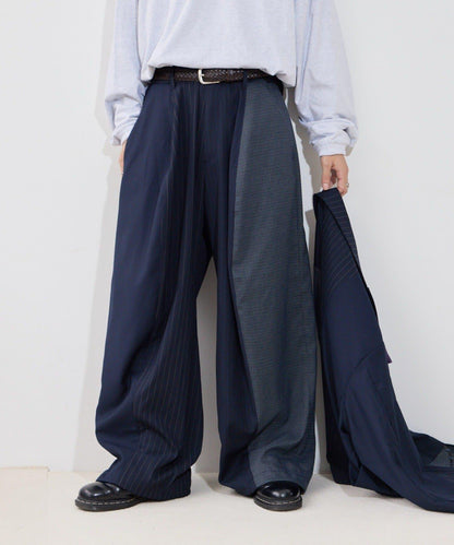 【etsinta】パッチワークバルーンイージーパンツ
