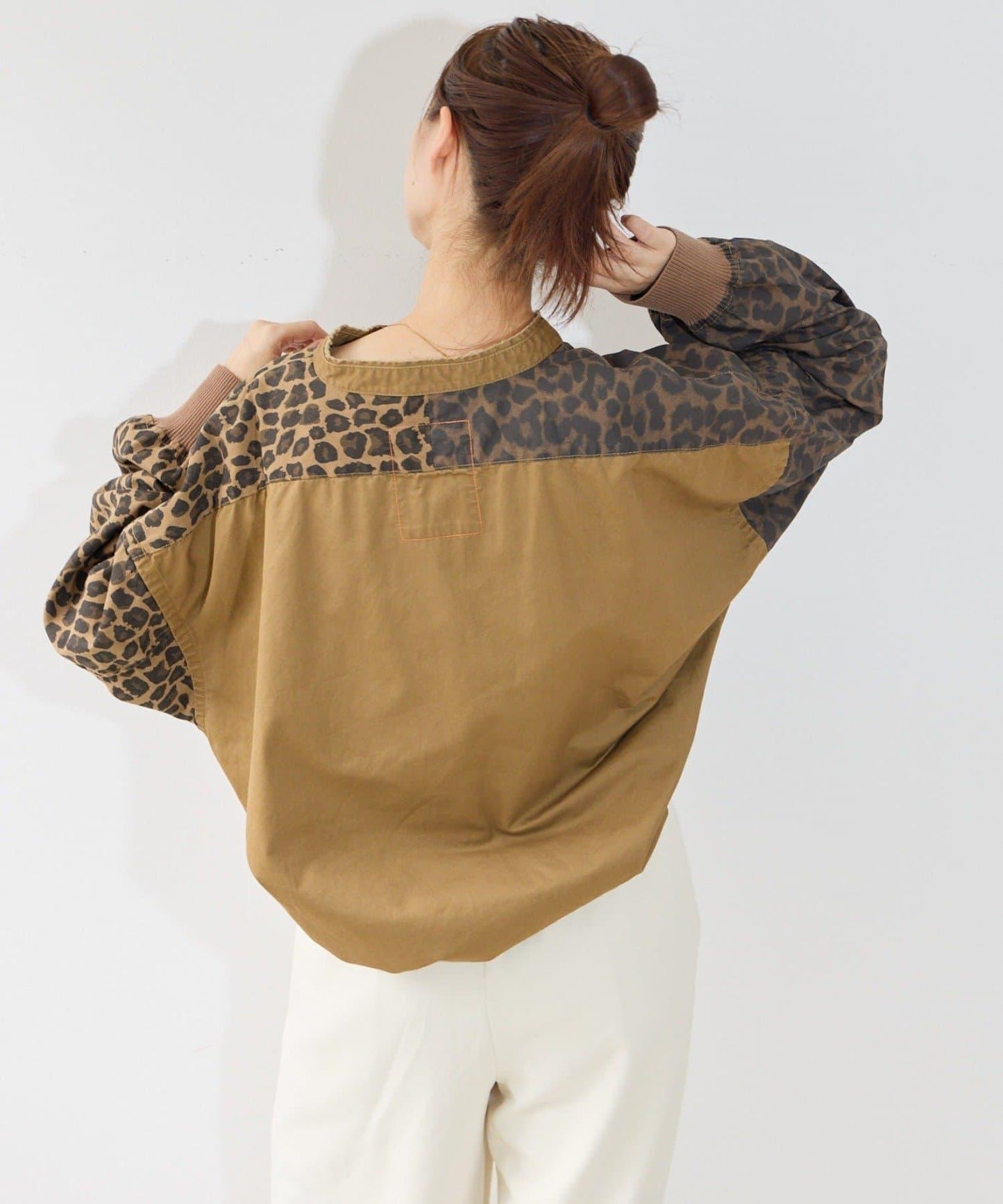 【etsinta】リメイクZIP柄シャツジャケット