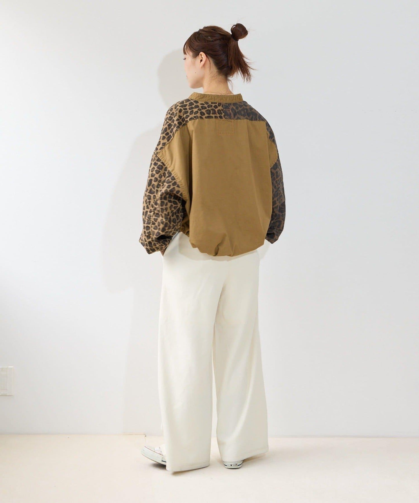 【etsinta】リメイクZIP柄シャツジャケット