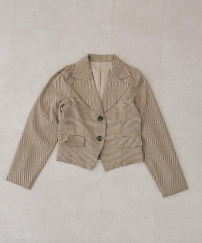 【continuer】バックレースアップショートジャケット