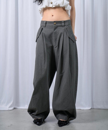 【SixM】BALLOON TWILL PT