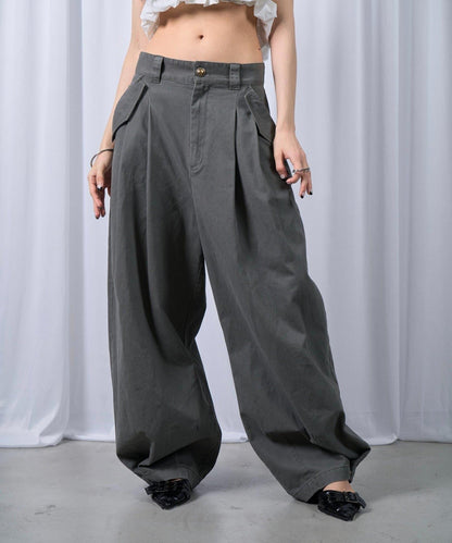 【SixM】BALLOON TWILL PT