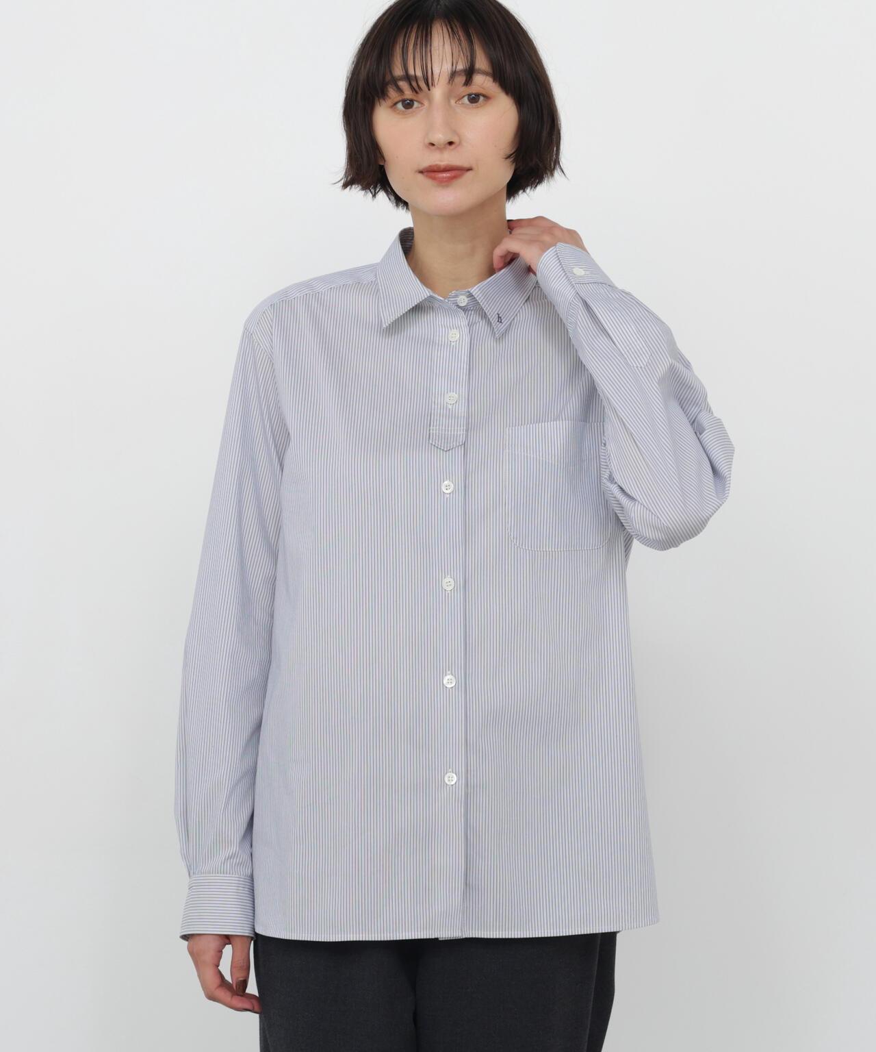 《ニューベーシック / 4カラー展開 / Good Price / 洗える》ポプリンレギュラーカラーシャツ