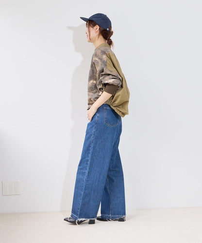 【etsinta】リメイクZIP柄シャツジャケット