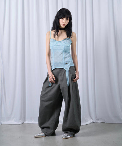 【SixM】BALLOON TWILL PT