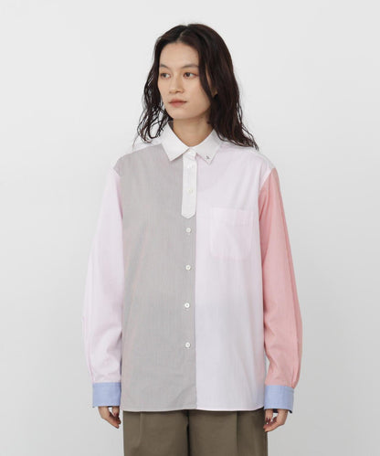 《ニューベーシック / 4カラー展開 / Good Price / 洗える》ポプリンレギュラーカラーシャツ