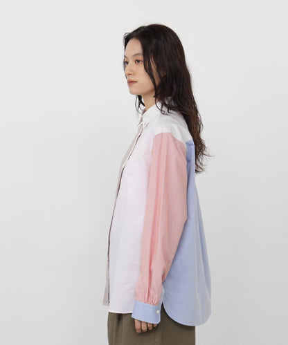 《ニューベーシック / 4カラー展開 / Good Price / 洗える》ポプリンレギュラーカラーシャツ