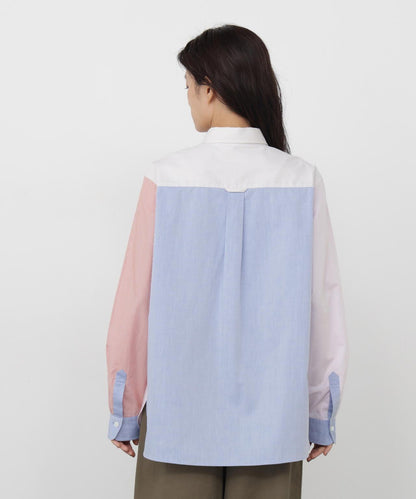 《ニューベーシック / 4カラー展開 / Good Price / 洗える》ポプリンレギュラーカラーシャツ