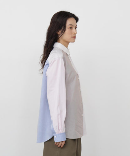 《ニューベーシック / 4カラー展開 / Good Price / 洗える》ポプリンレギュラーカラーシャツ