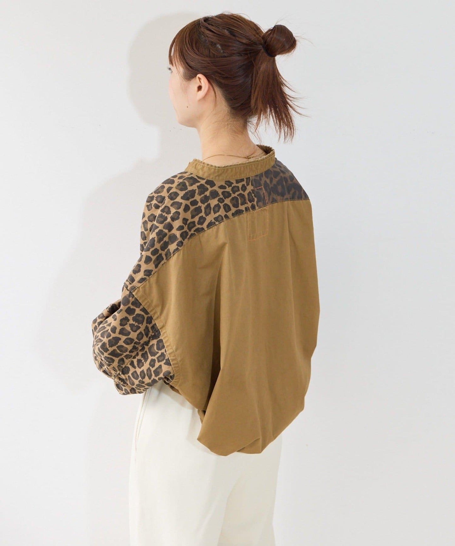 【etsinta】リメイクZIP柄シャツジャケット