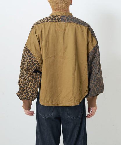 【etsinta】リメイクZIP柄シャツジャケット