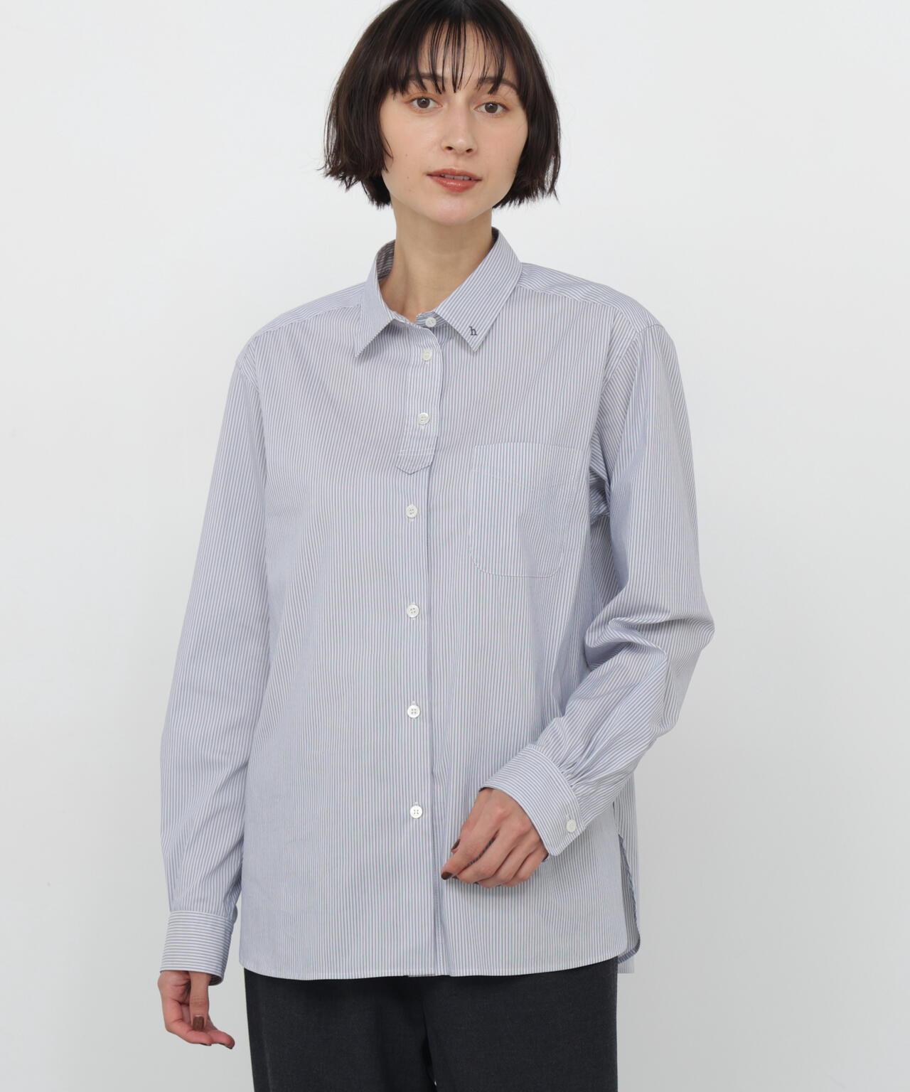 《ニューベーシック / 4カラー展開 / Good Price / 洗える》ポプリンレギュラーカラーシャツ