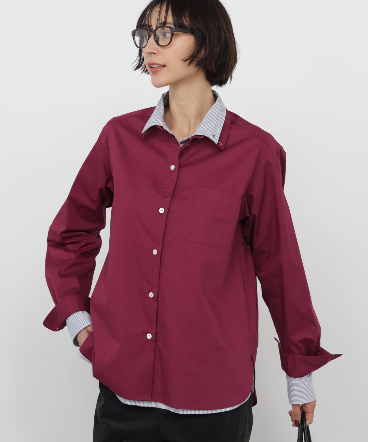 《ニューベーシック / 4カラー展開 / Good Price / 洗える》ポプリンレギュラーカラーシャツ