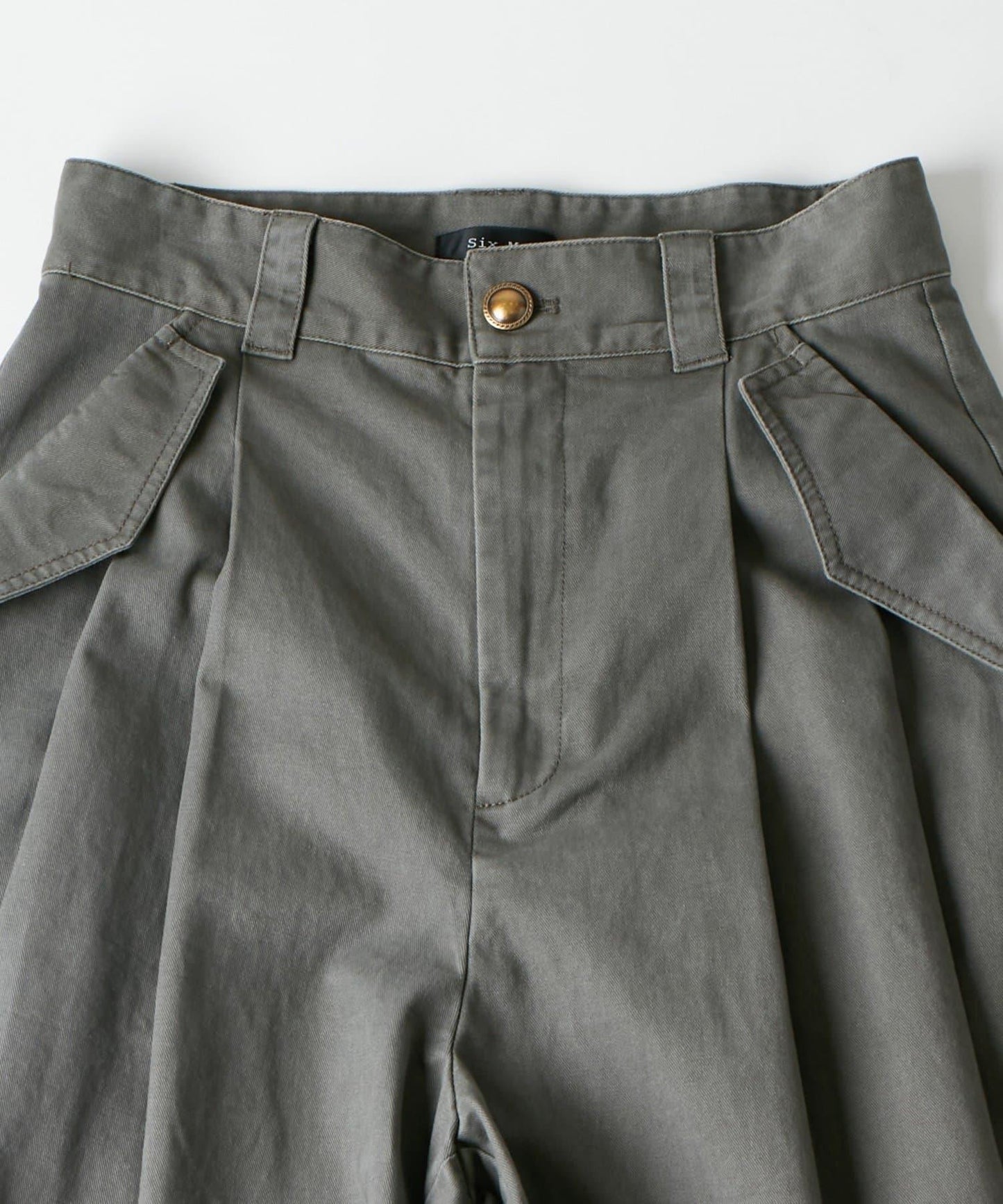【SixM】BALLOON TWILL PT