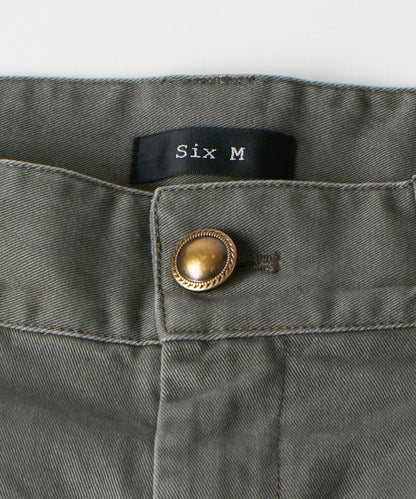 【SixM】BALLOON TWILL PT