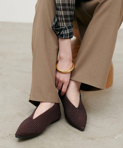 ニットメッシュパンプス