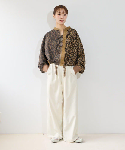【etsinta】リメイクZIP柄シャツジャケット