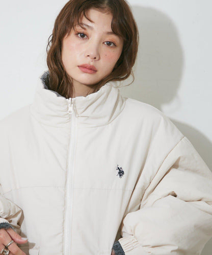 【US. POLO ASSN.】【M/Lサイズ】リバーシブル中綿ブルゾン
