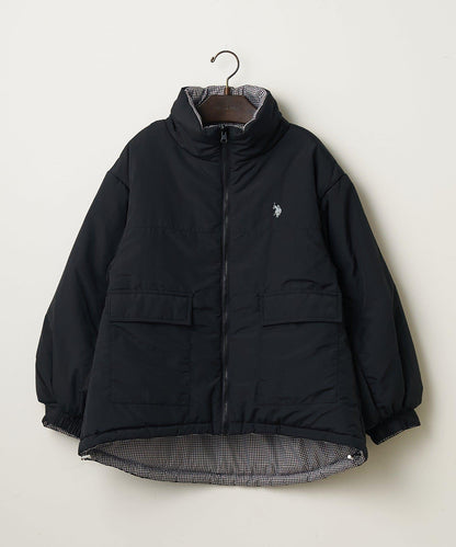 【US. POLO ASSN.】【M/Lサイズ】リバーシブル中綿ブルゾン