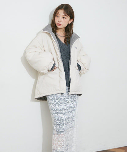 【US. POLO ASSN.】【M/Lサイズ】リバーシブル中綿ブルゾン