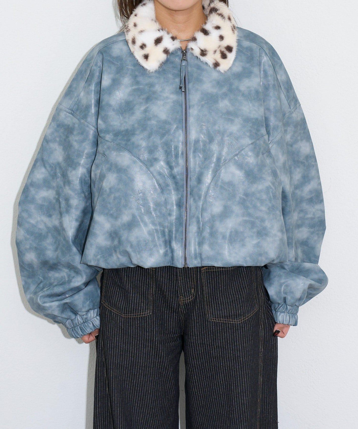 【エルフ×CIAOPANIC】#盛れ確フェイクレザージャケット