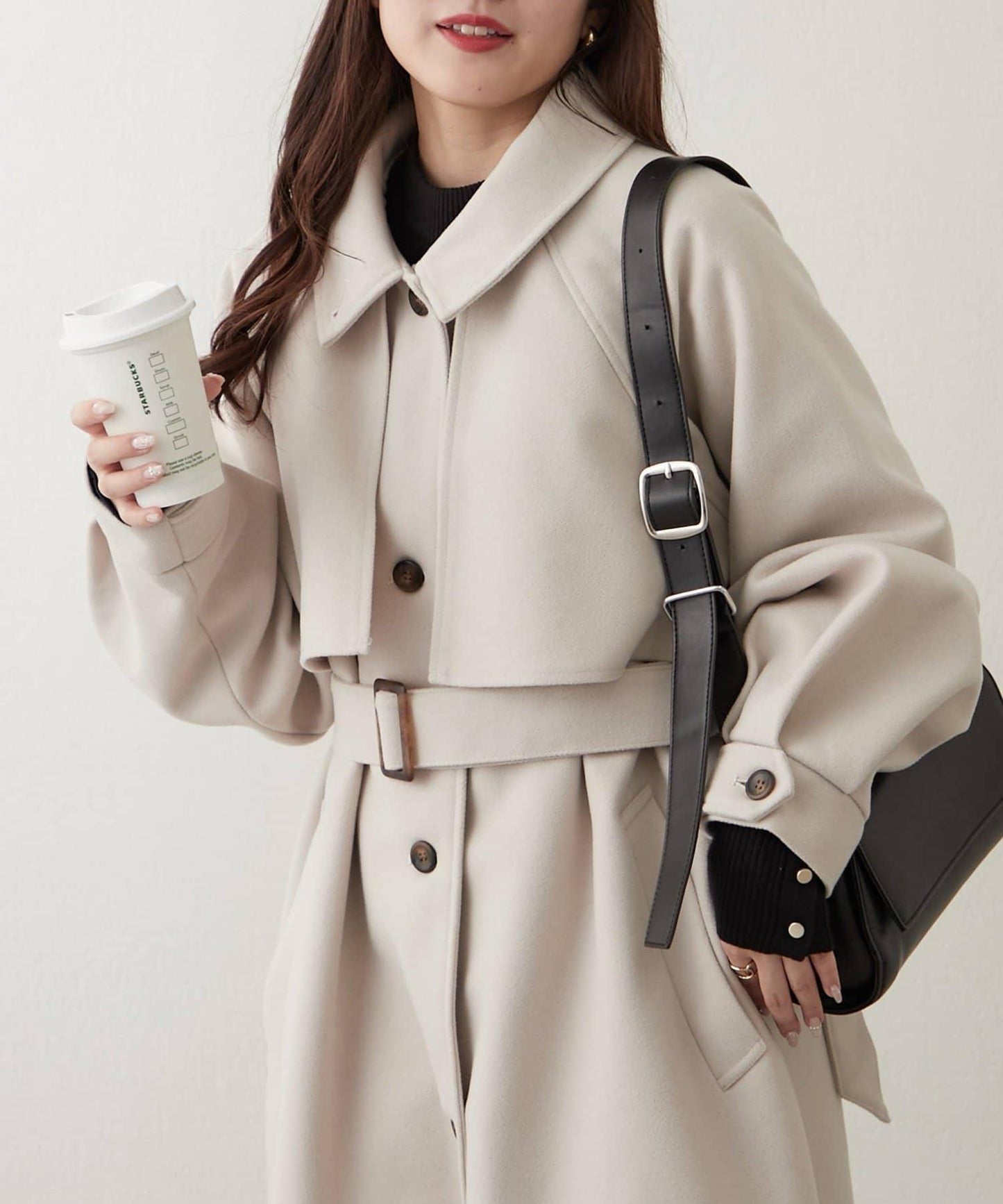 アレンジカラーロングコート