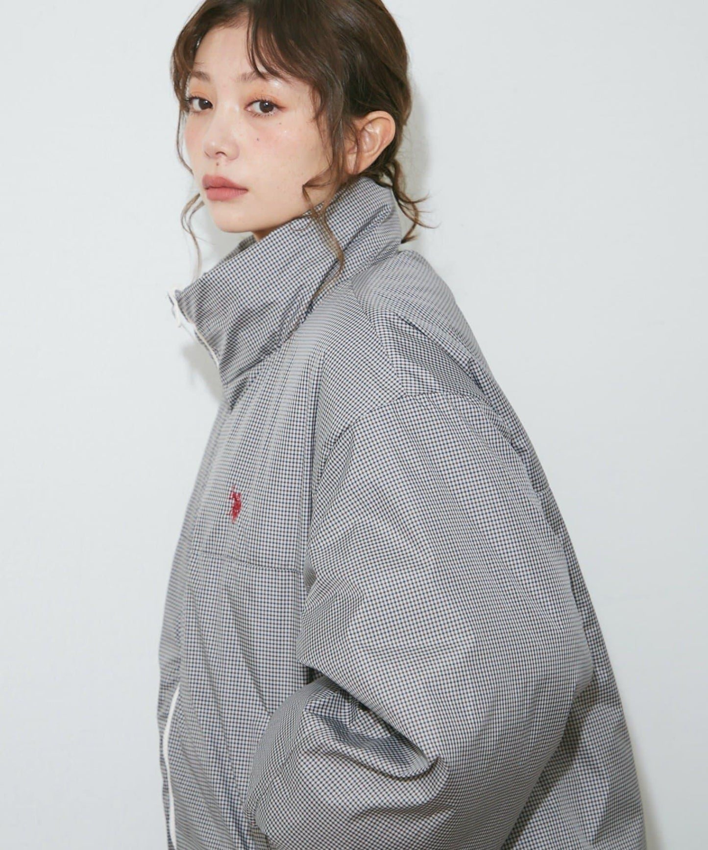【US. POLO ASSN.】【M/Lサイズ】リバーシブル中綿ブルゾン