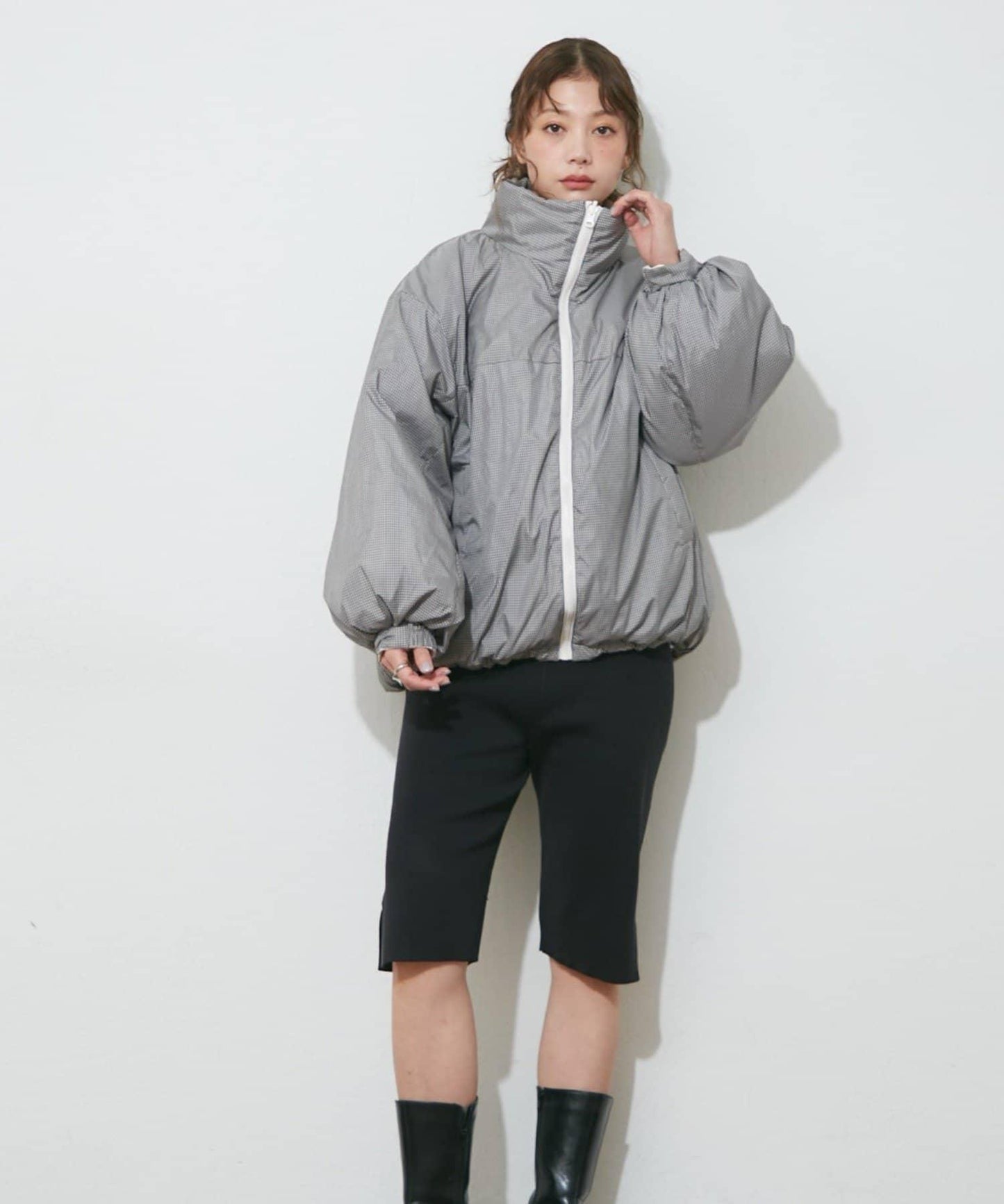 【US. POLO ASSN.】【M/Lサイズ】リバーシブル中綿ブルゾン