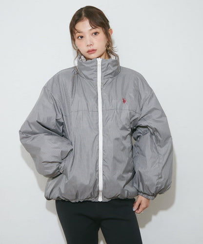 【US. POLO ASSN.】【M/Lサイズ】リバーシブル中綿ブルゾン