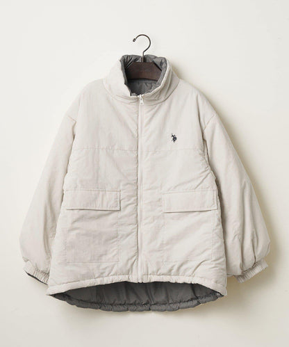【US. POLO ASSN.】【M/Lサイズ】リバーシブル中綿ブルゾン