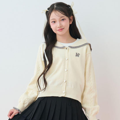 セーラーカーディガン×Tシャツセット
