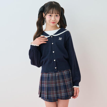 セーラーカーディガン×Tシャツセット