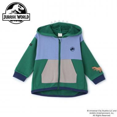 【JURASSIC WORLD】恐竜フード付きパーカー