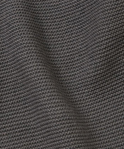 寬鬆版型 刺繡Logo 亨利領針織衫