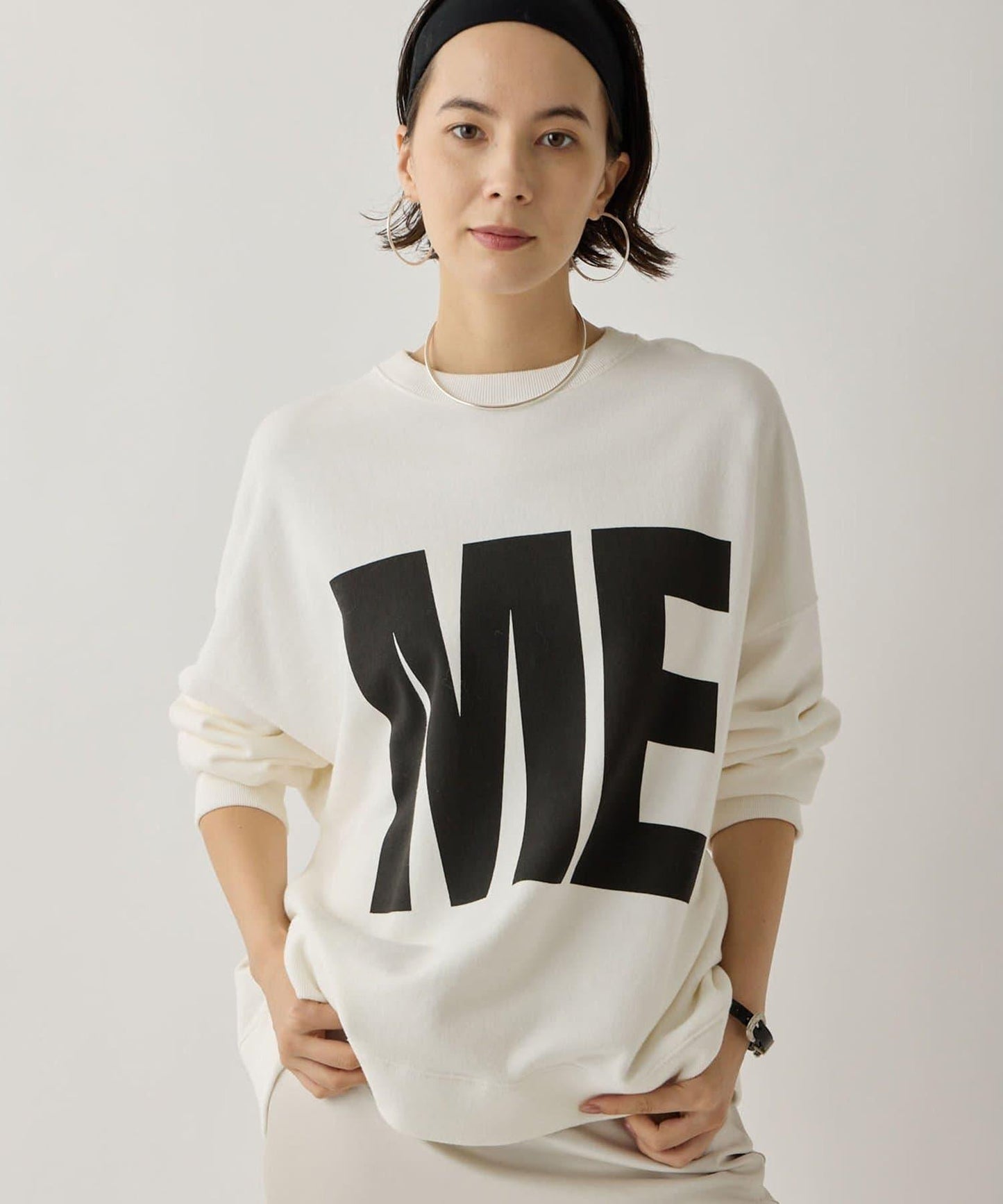 【KATHARINE HAMNETT】スローガンスウェット