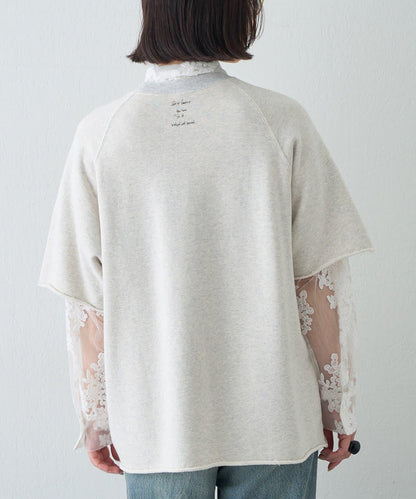 【KATHARINE HAMNETT】スローガンハーフスリーブスウェット