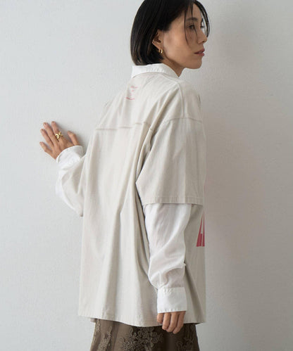 【KATHARINE HAMNETT】スローガンフットボールTシャツ