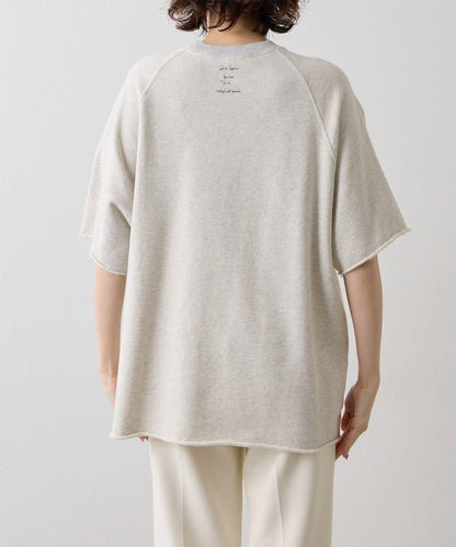 【KATHARINE HAMNETT】スローガンハーフスリーブスウェット