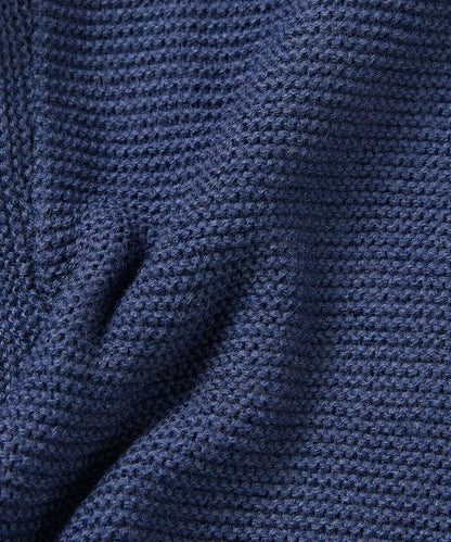 寬鬆版型 刺繡Logo 圓領針織開衫