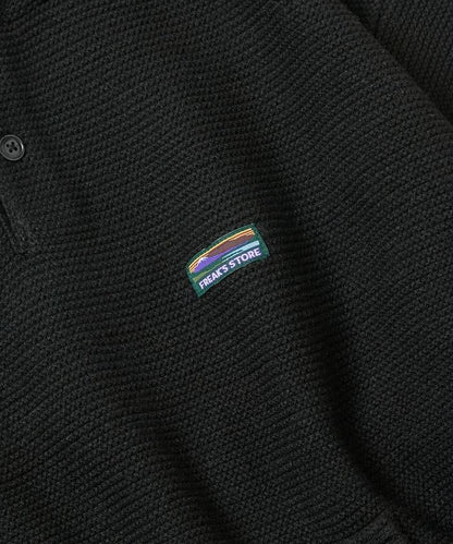寬鬆版型 刺繡Logo 針織連帽衫