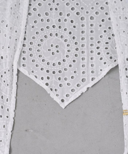 棉蕾絲圍巾