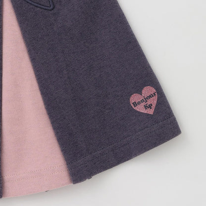 Logo衛衣×蝴蝶結刺繡 闊腿褲 套裝
