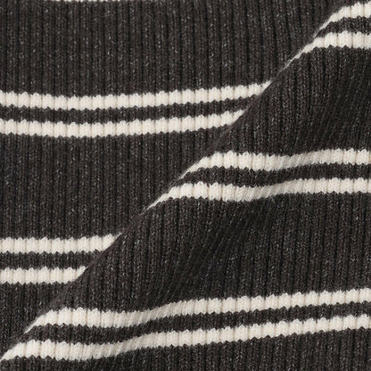 【商品】【ウォッシャブル】多色條紋針織打底褲